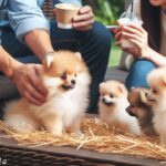 Socializa a tu cachorro Pomerania para un desarrollo saludable